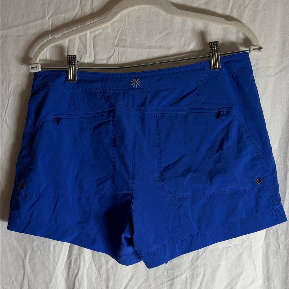 Athleta Women's Vibrant Blue Board Shorts - Picture 2 of 3